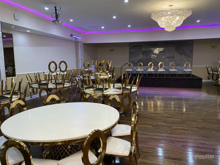  Hall with chairs on table 