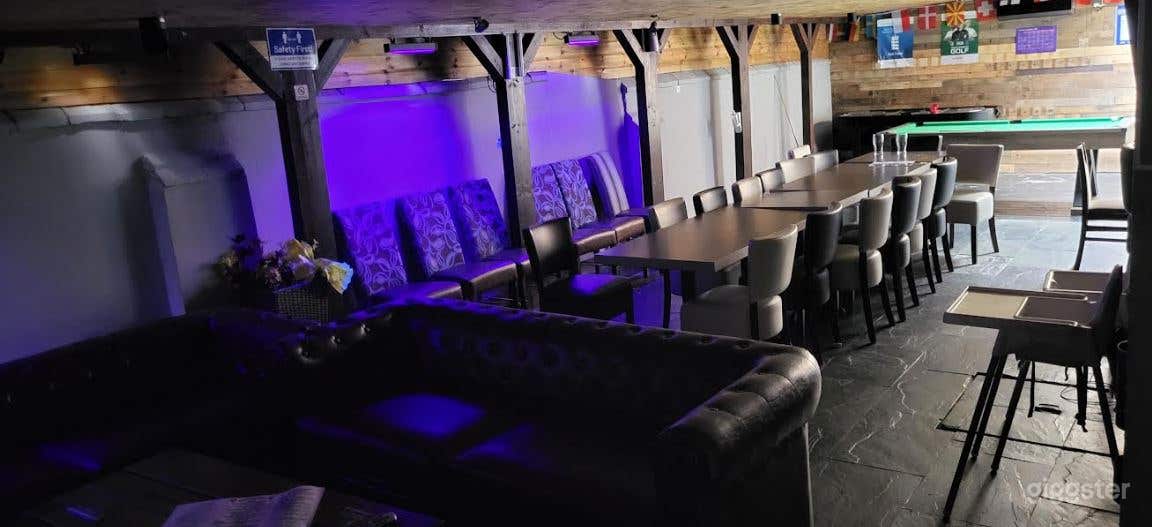 Indoor Bar and Sports Lounge with Pool Table  Photo 1
