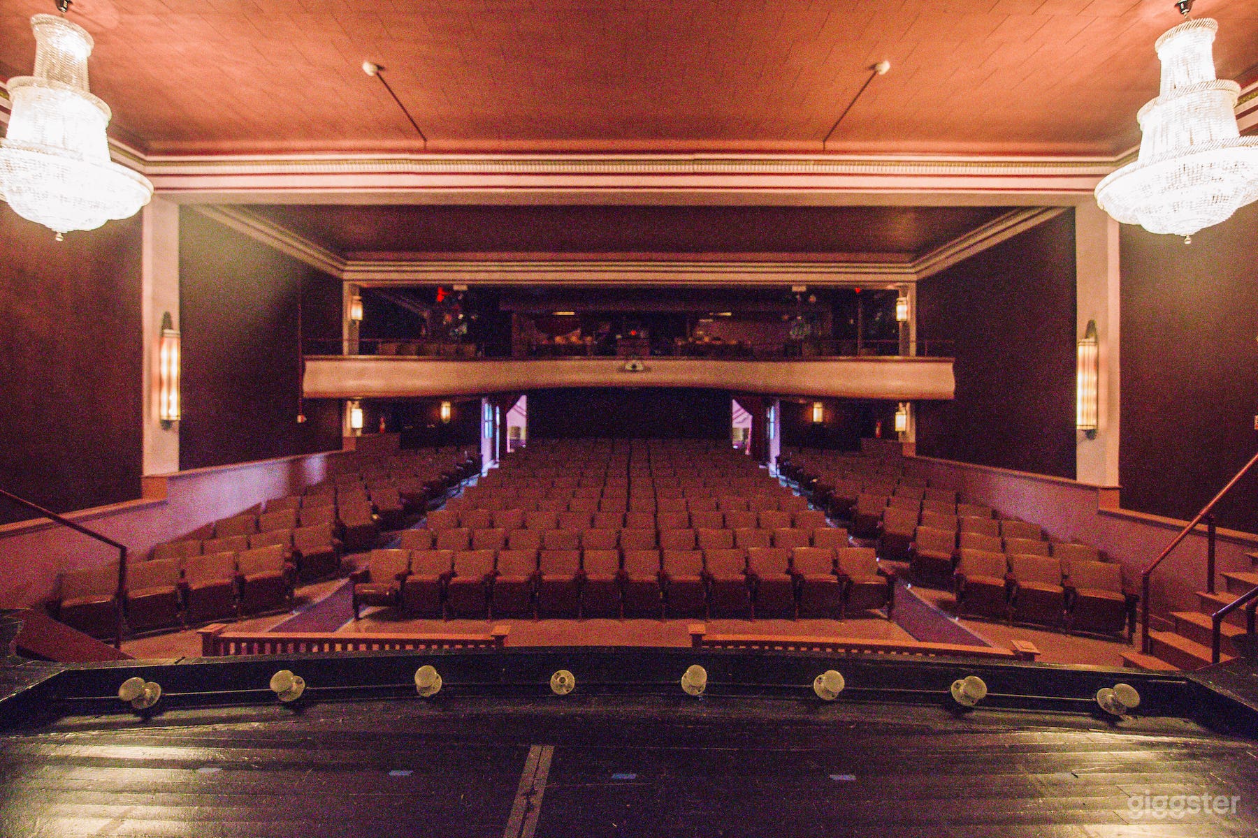 Theater with balcony