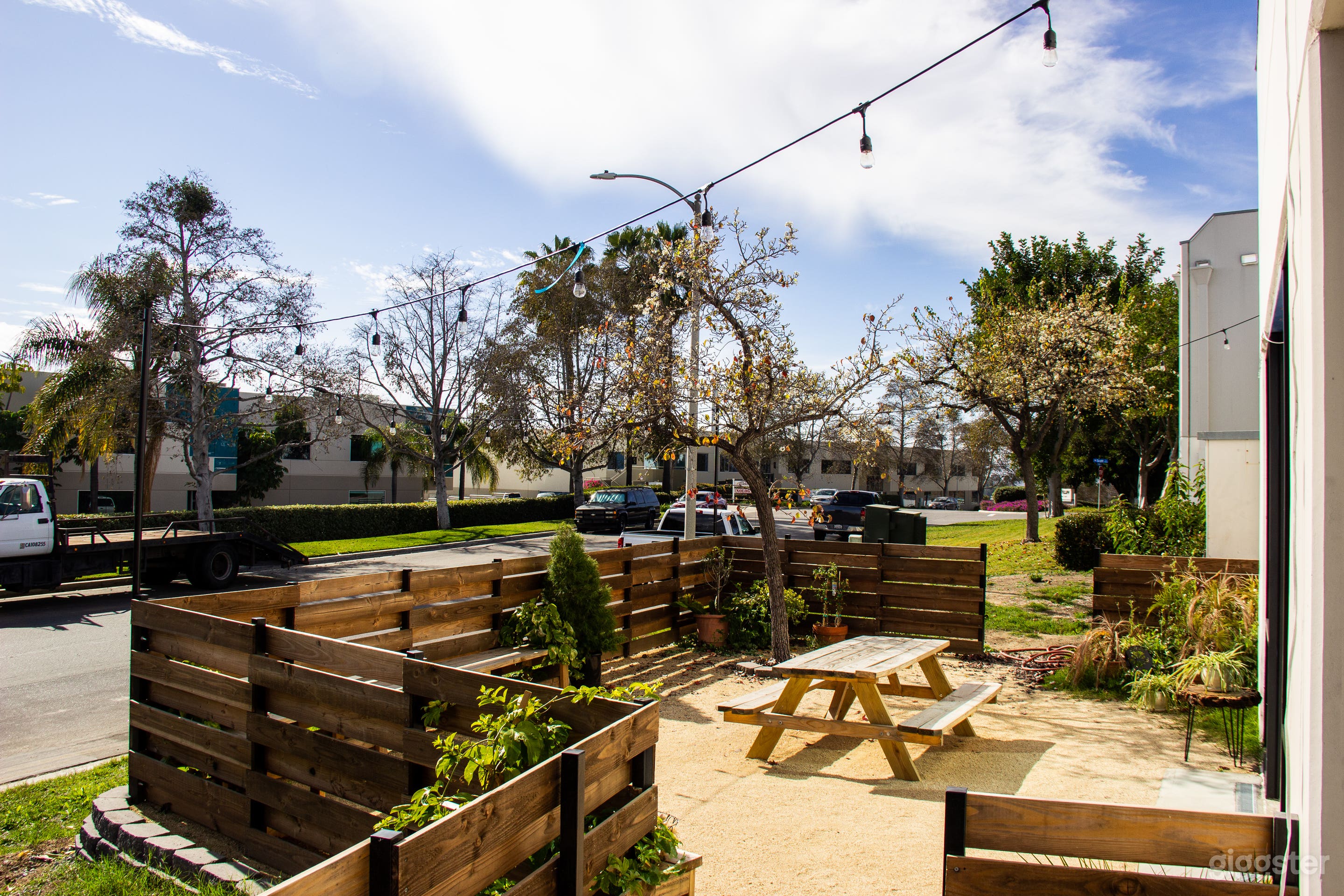 Outdoor patio (now doubled in size)