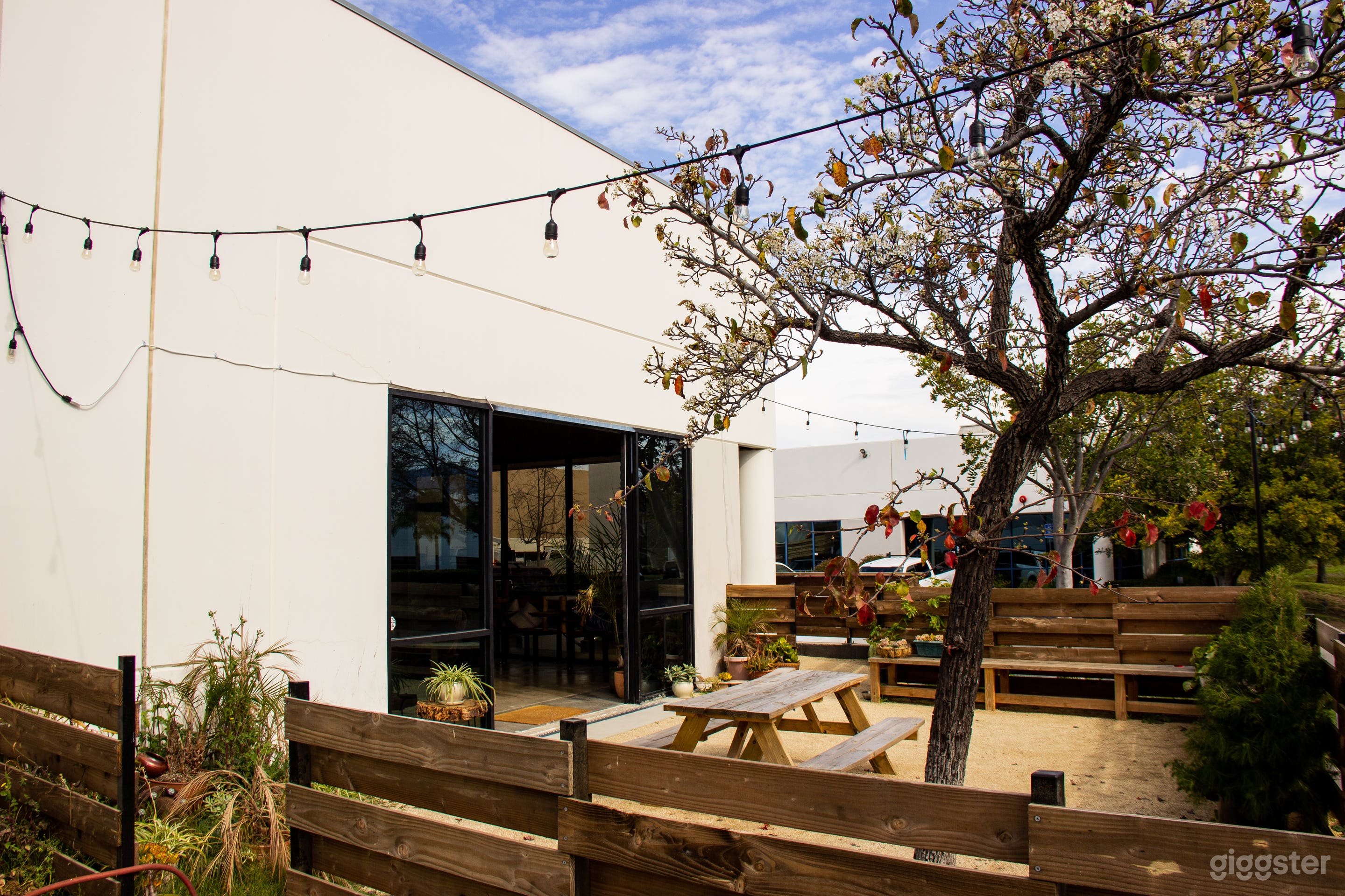 Outdoor patio (now doubled in size)