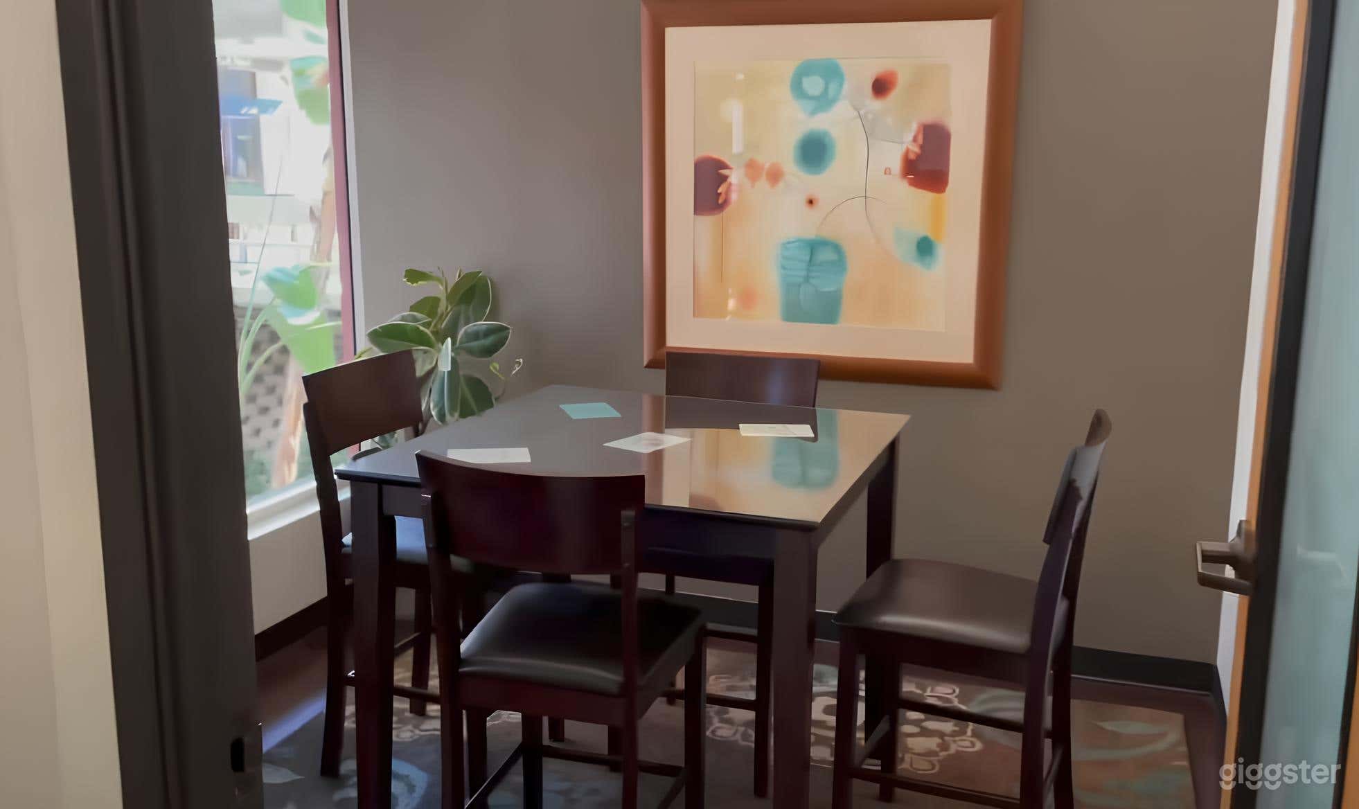 Brown Meeting Room - Private Meeting Room w/ Large Window Photo 3