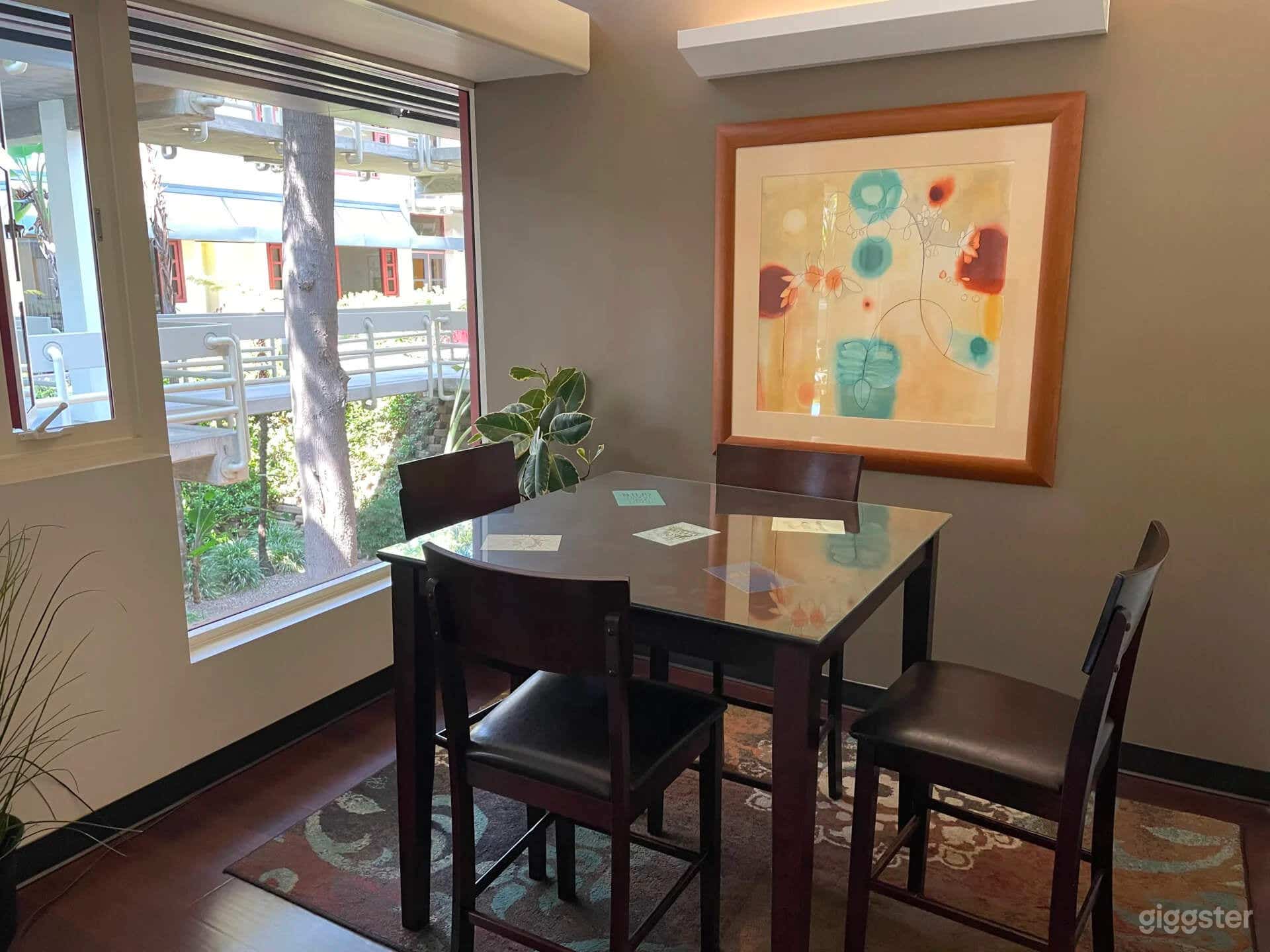 Brown Meeting Room - Private Meeting Room w/ Large Window Photo 1