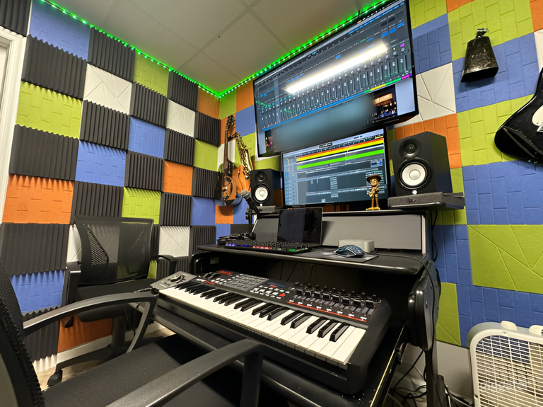  Professional Recording Studio with Soundproofing & Equipment 