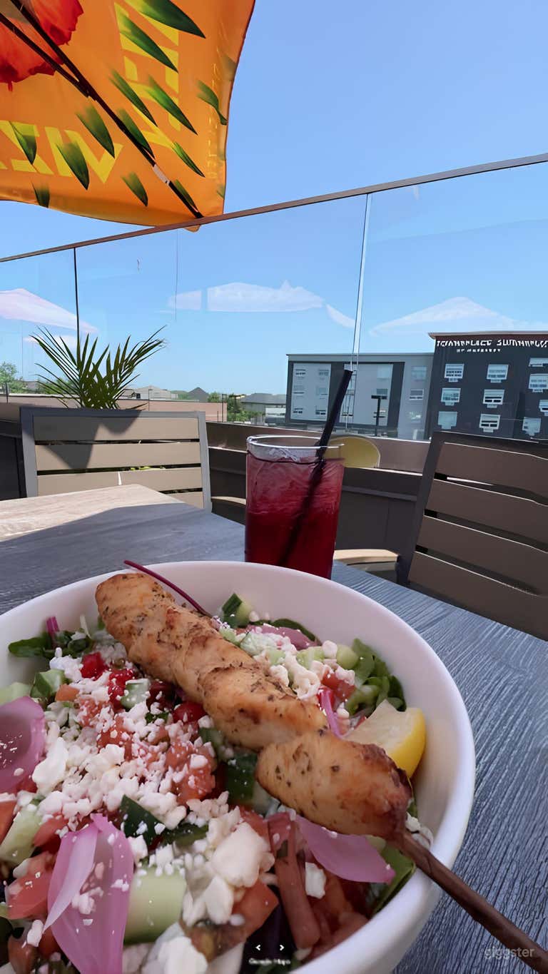  Patio with Glass Railings 
