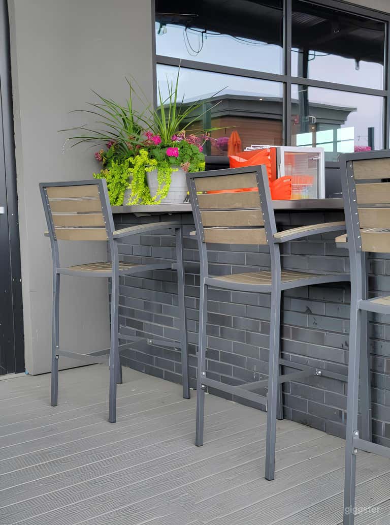  Patio with Glass Railings 