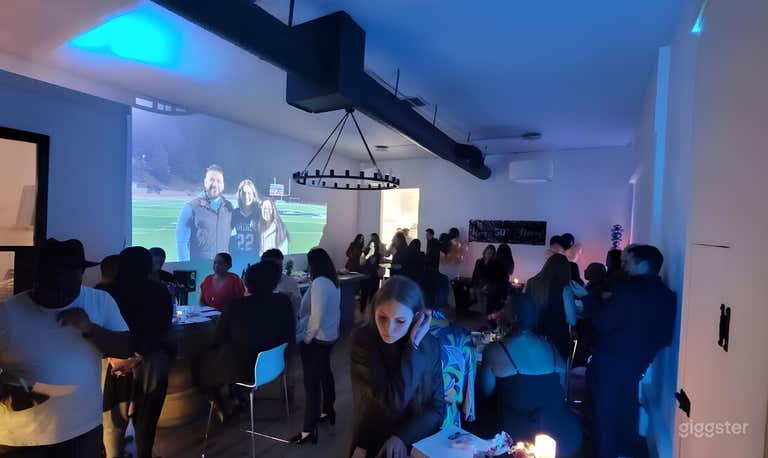  Main area set up for your event  