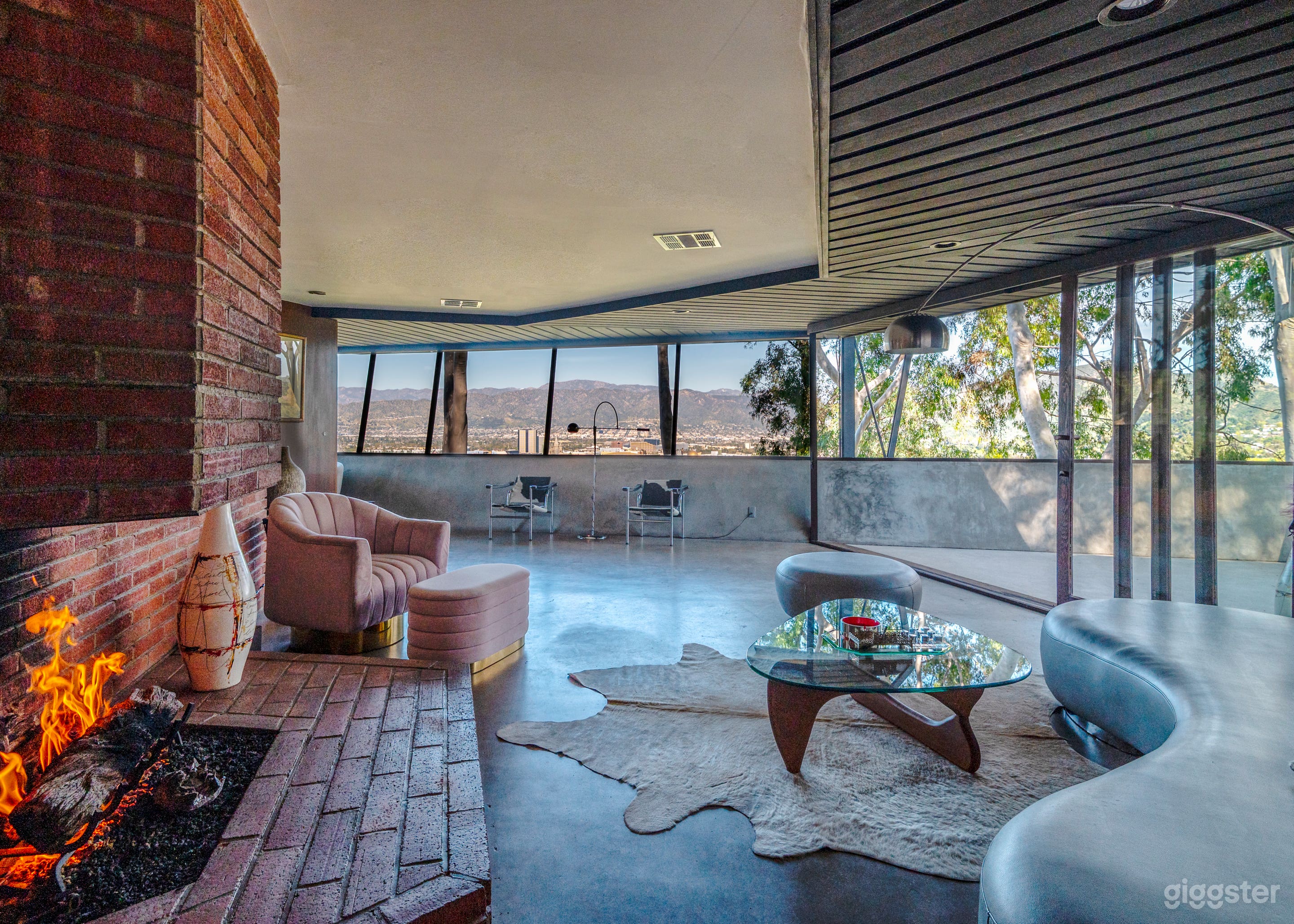 LA City Lights + Mountains Skyline Horizon Views Photo 1