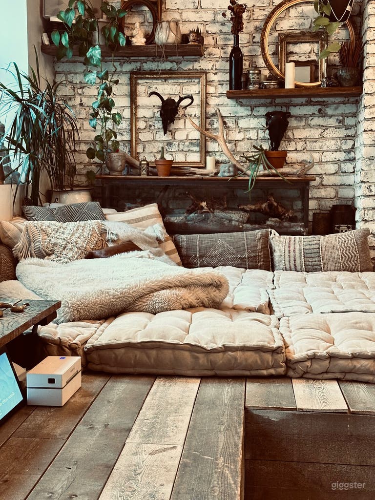  Appartamento Duplex Boho Lounge con Cortile a NY 