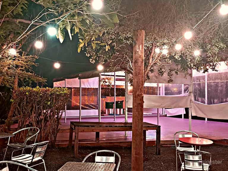  Marquee area at night 