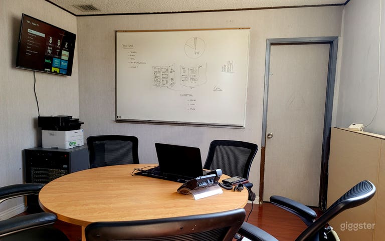  Conference room with lots of props 