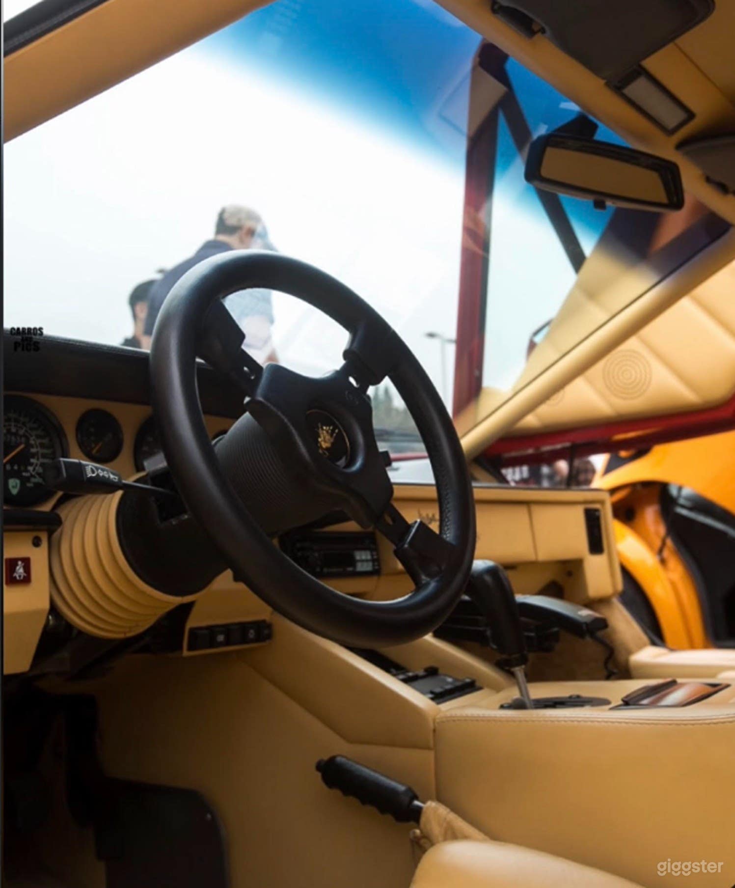 Iconic 1989 Lamborghini Countach | Rent this location on Giggster