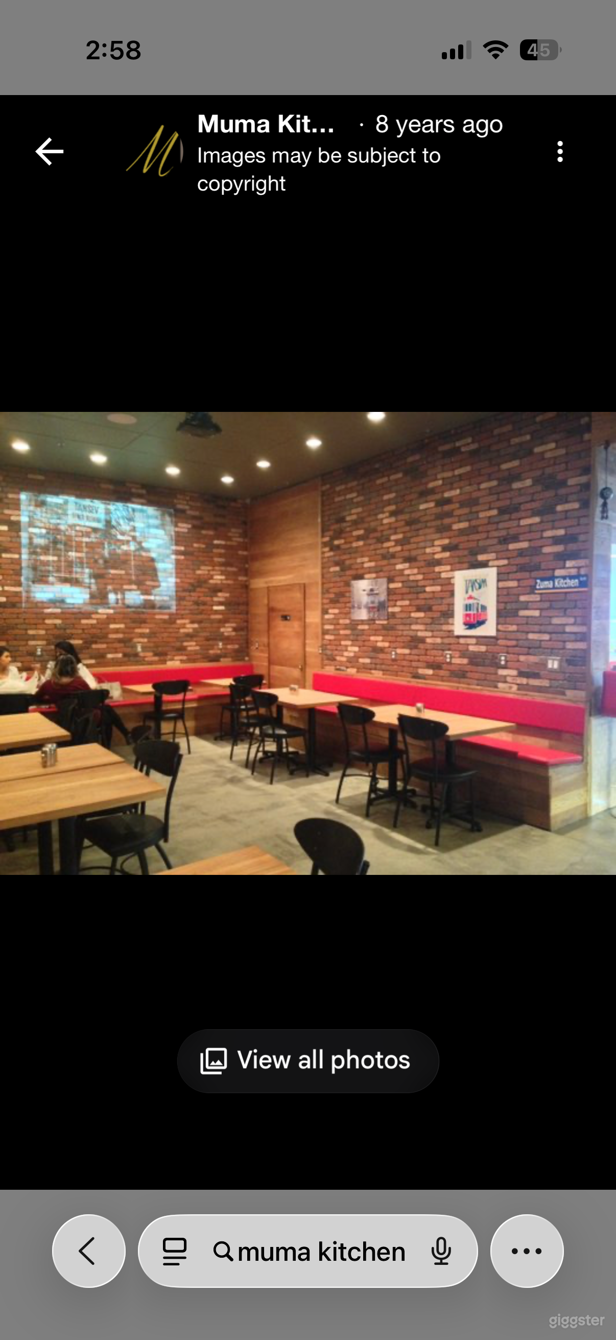 Restaurant Open for Filming Photo 4