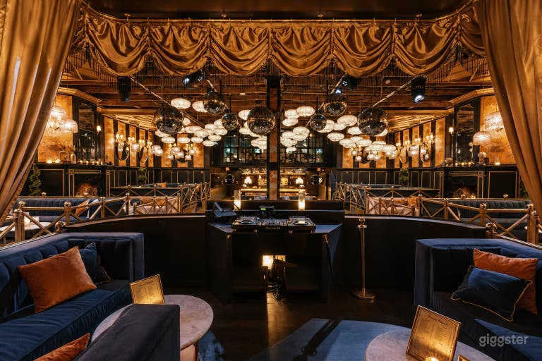  Espace de boîte de nuit de luxe pour tournages, événements et fêtes 