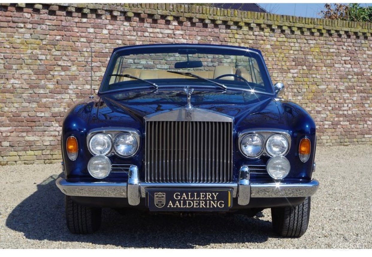 Rolls Royce corniche for rent Photo 3