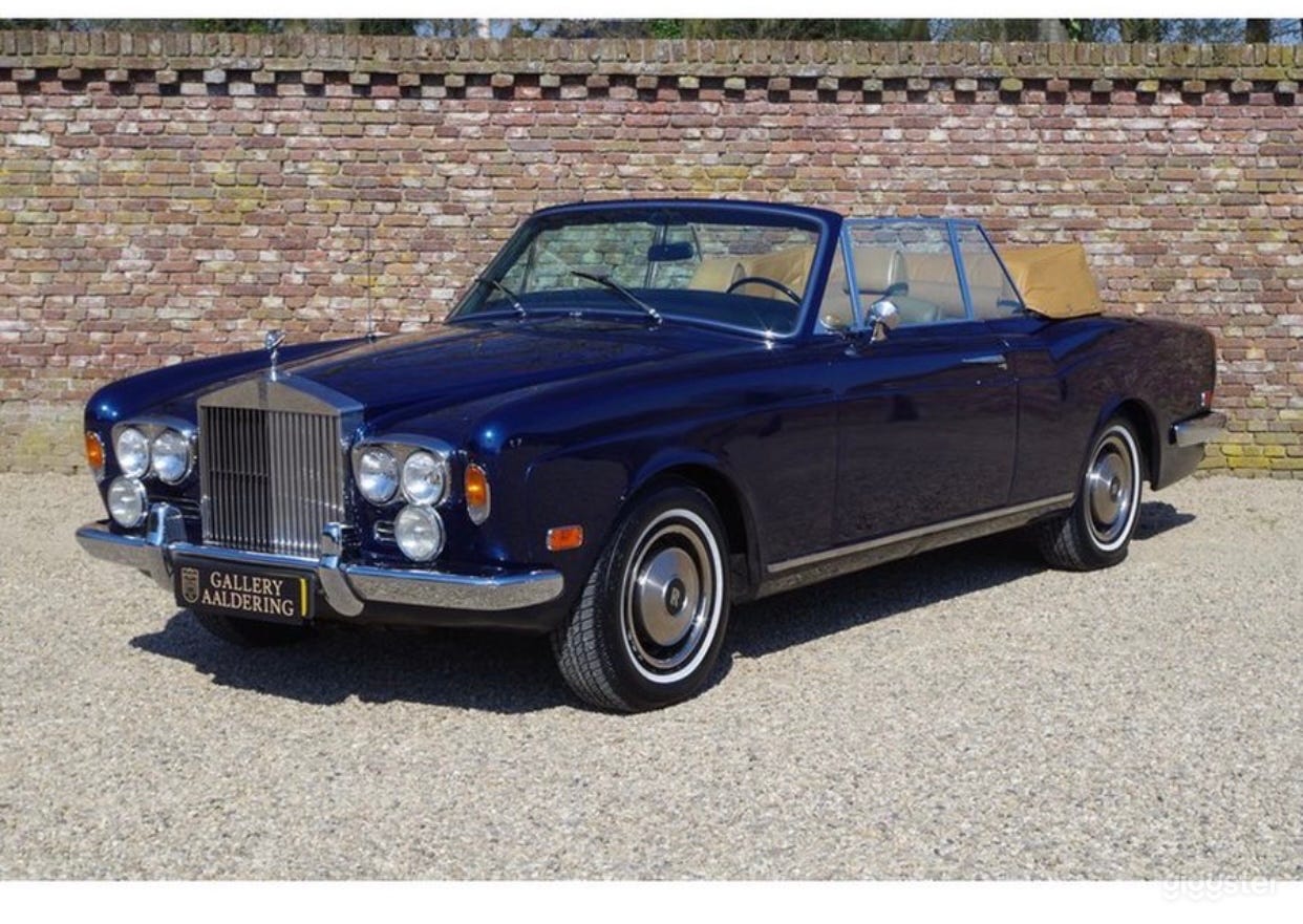 Rolls Royce corniche for rent Photo 1