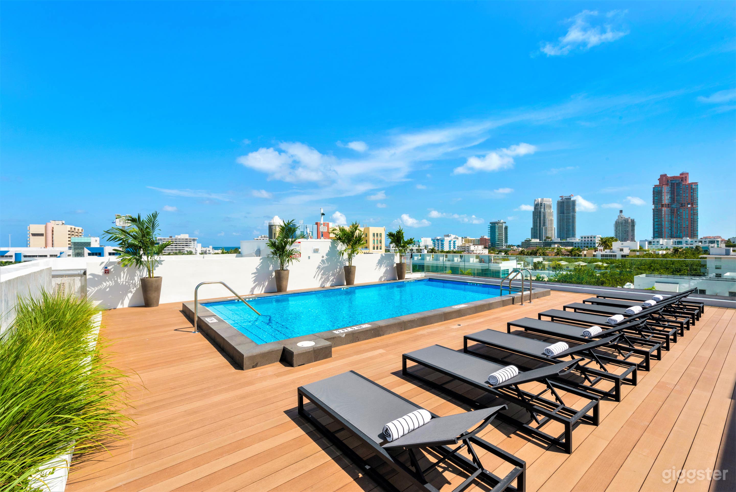 Rooftop Pool Deck with event space in Miami Beach Photo 3