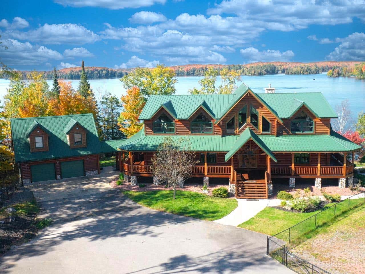 Lodge from front, many more photos available - lodge has been completely updated and newly furnished in 2022&amp;2023