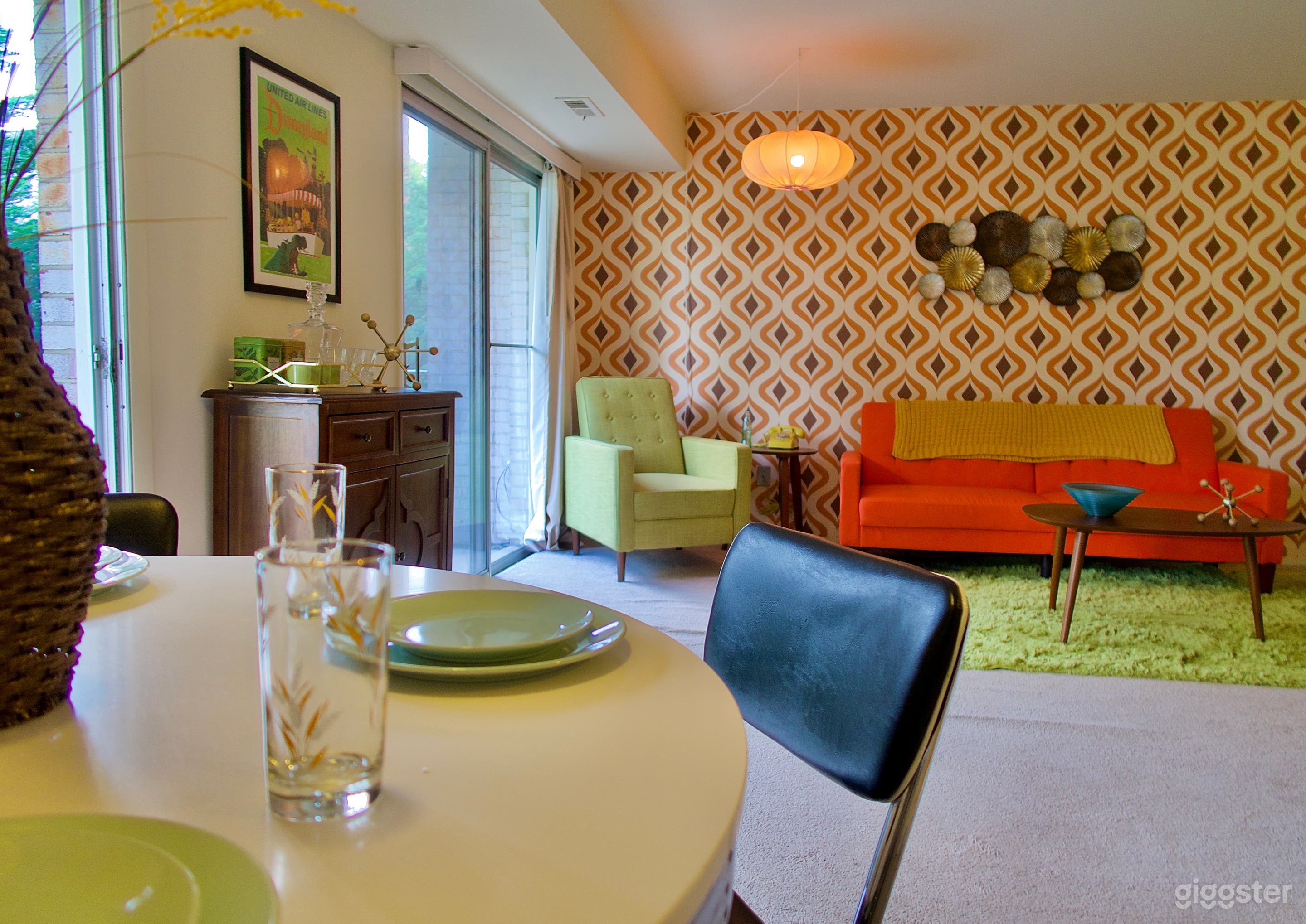 Dining Room with Glassware