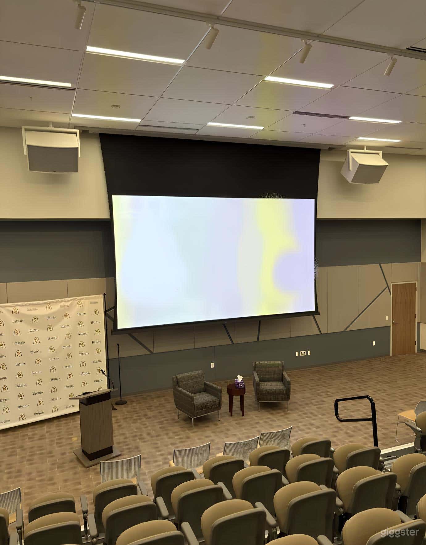 Large Museum Auditorium | Built-In A/V, Stage &amp; Stadium Seat Photo 3