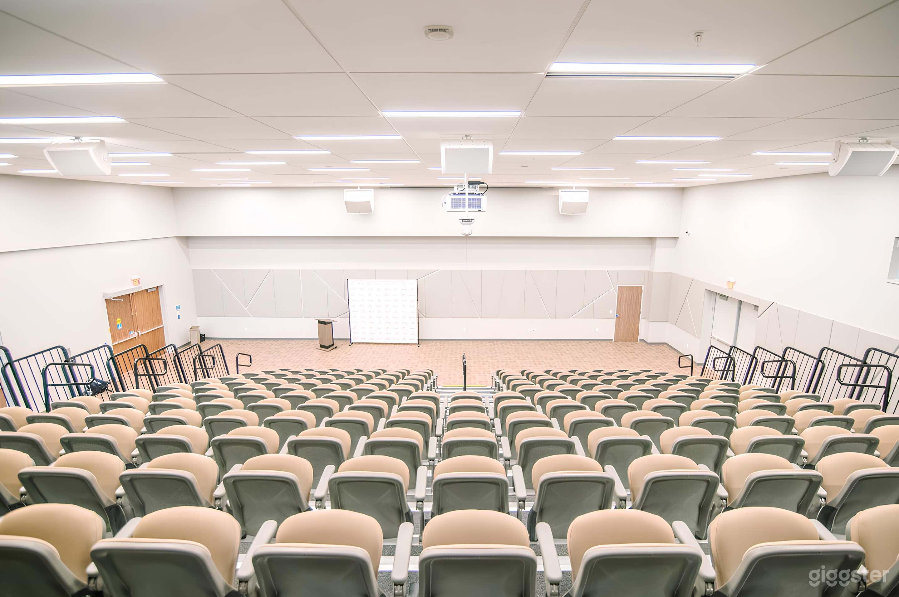 Large Museum Auditorium | Built-In A/V, Stage &amp; Stadium Seat Photo 2