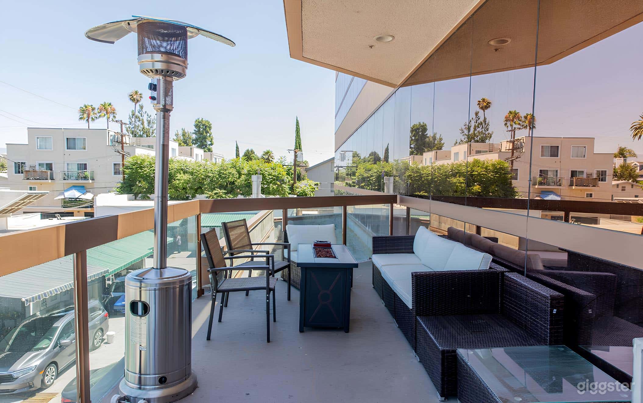 Bright and Open Balcony for Filming Photo 4