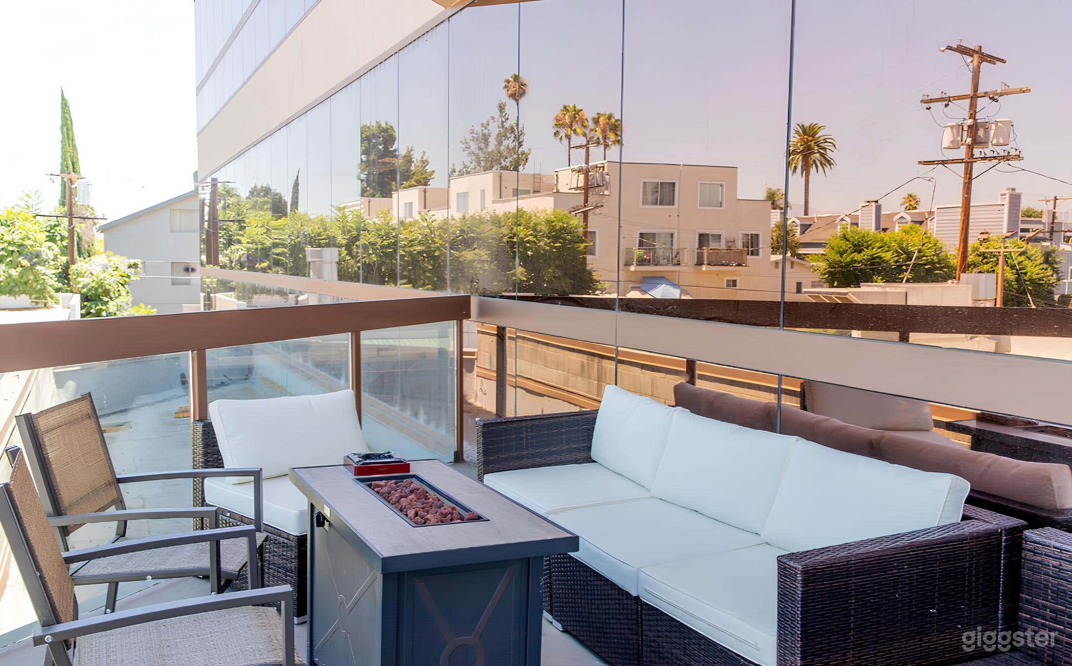 Bright and Open Balcony for Filming Photo 3