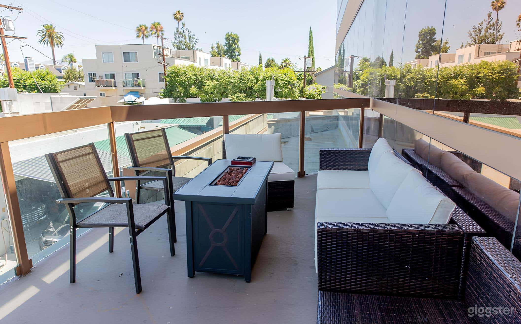 Bright and Open Balcony for Filming Photo 1