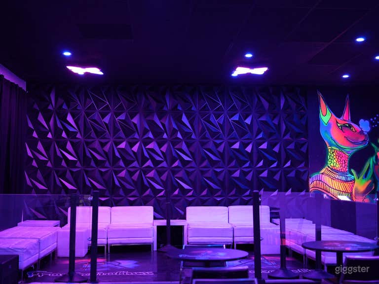  Lounge style event space with closed in patio  