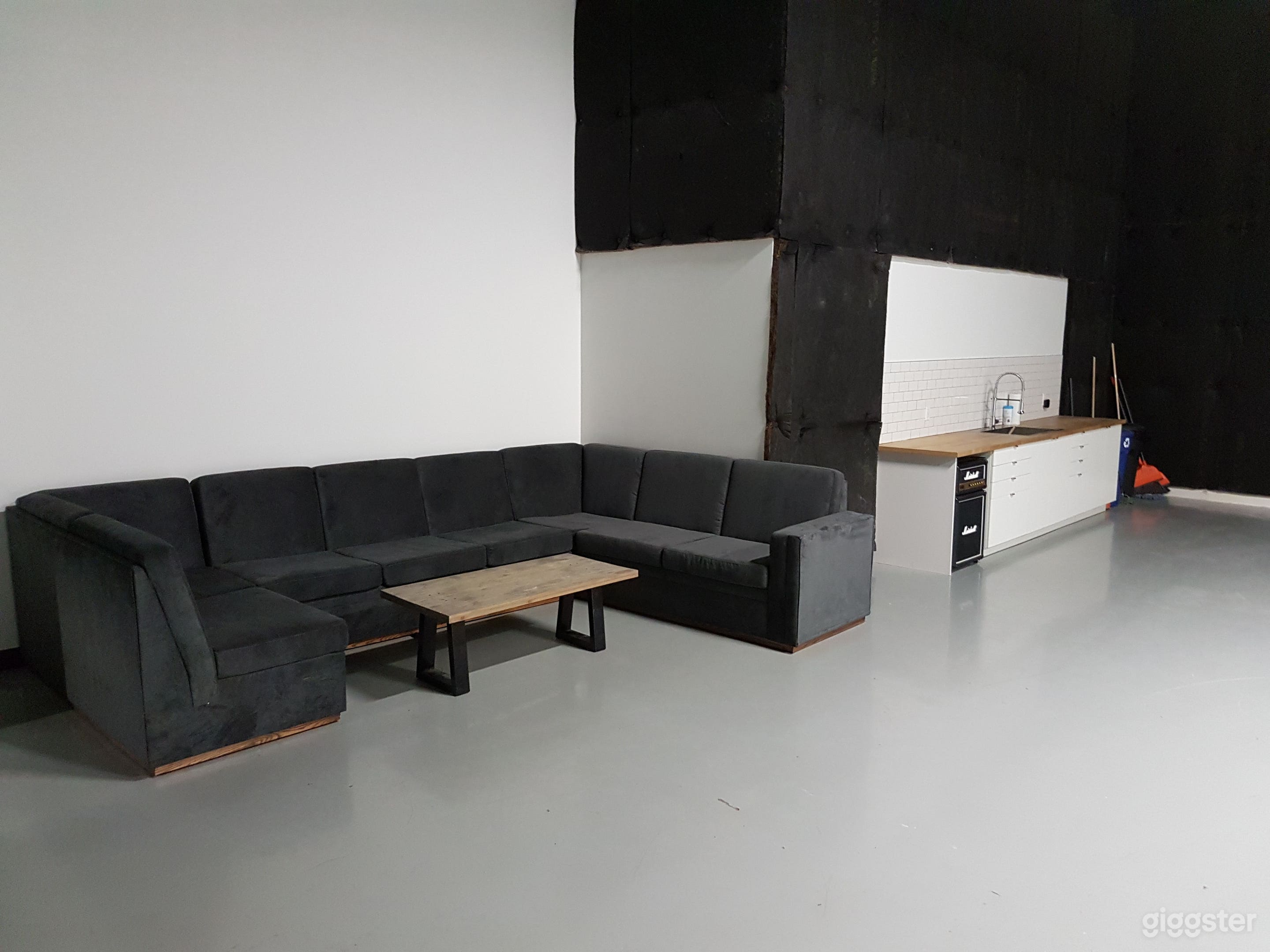 Kitchen and lounge area at Sensi Star