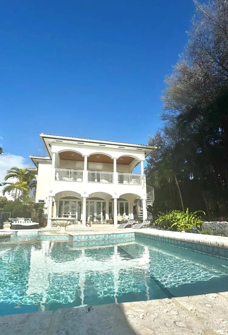  Outdoor Pool at a Luxury Waterfront Estate 