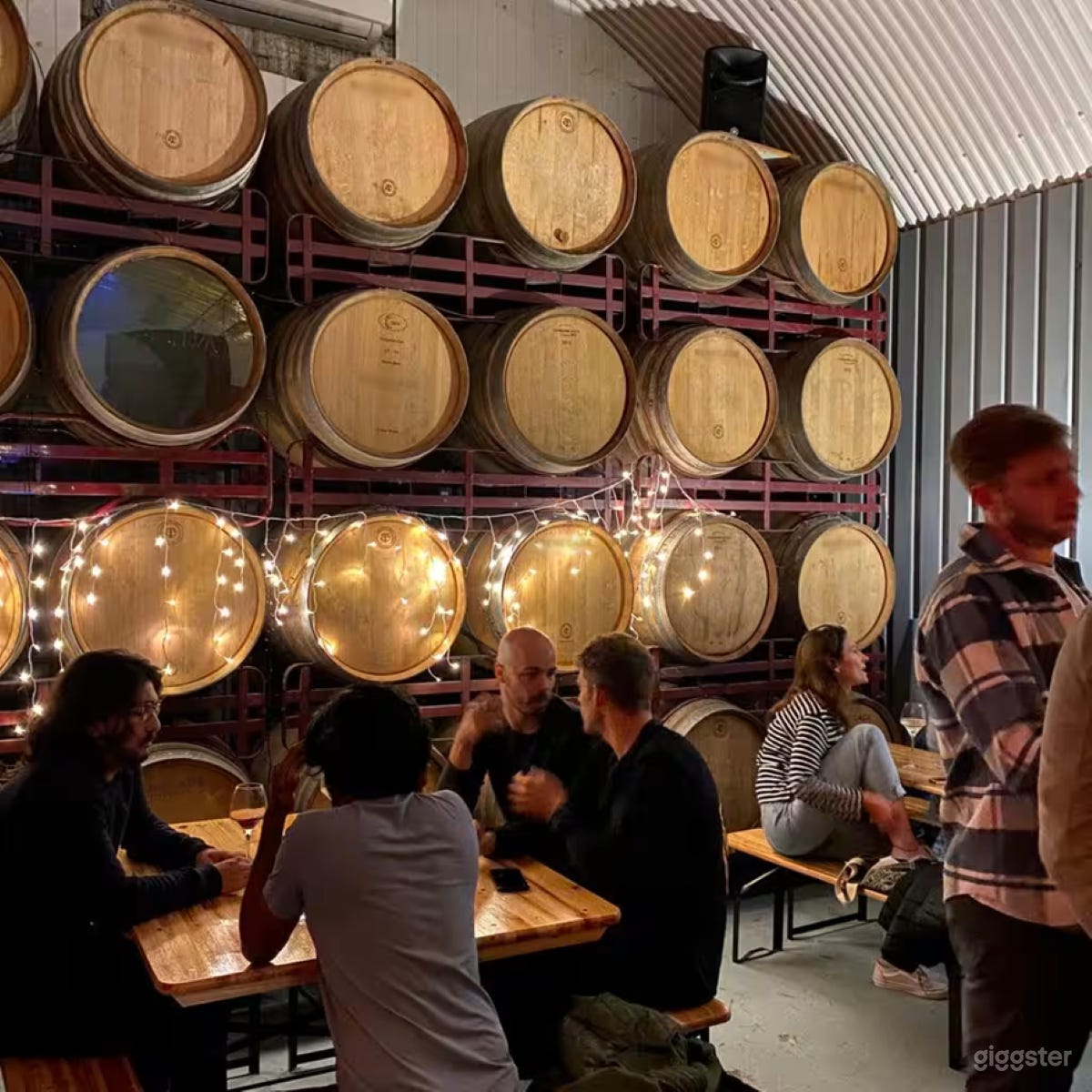 Barrel Area:Urban Winery and Bar in a Railway Arch Photo 4