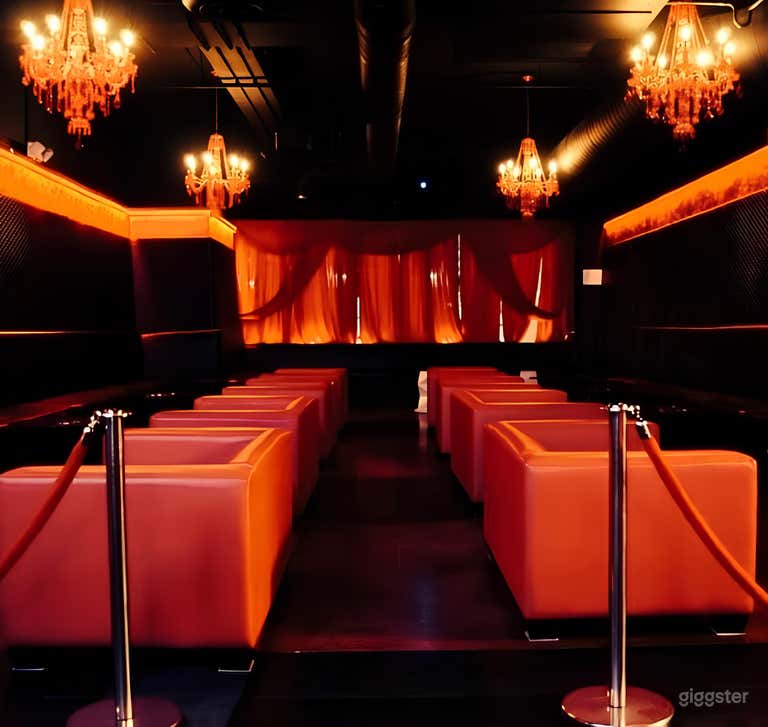  Neon-Lit Lounge Booths Party Bar Section: A 