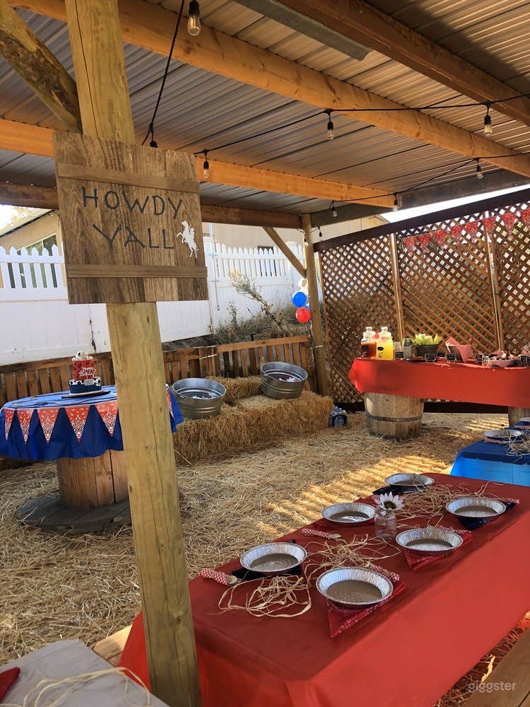 Pasture-themed Semi-covered Event Space Photo 3