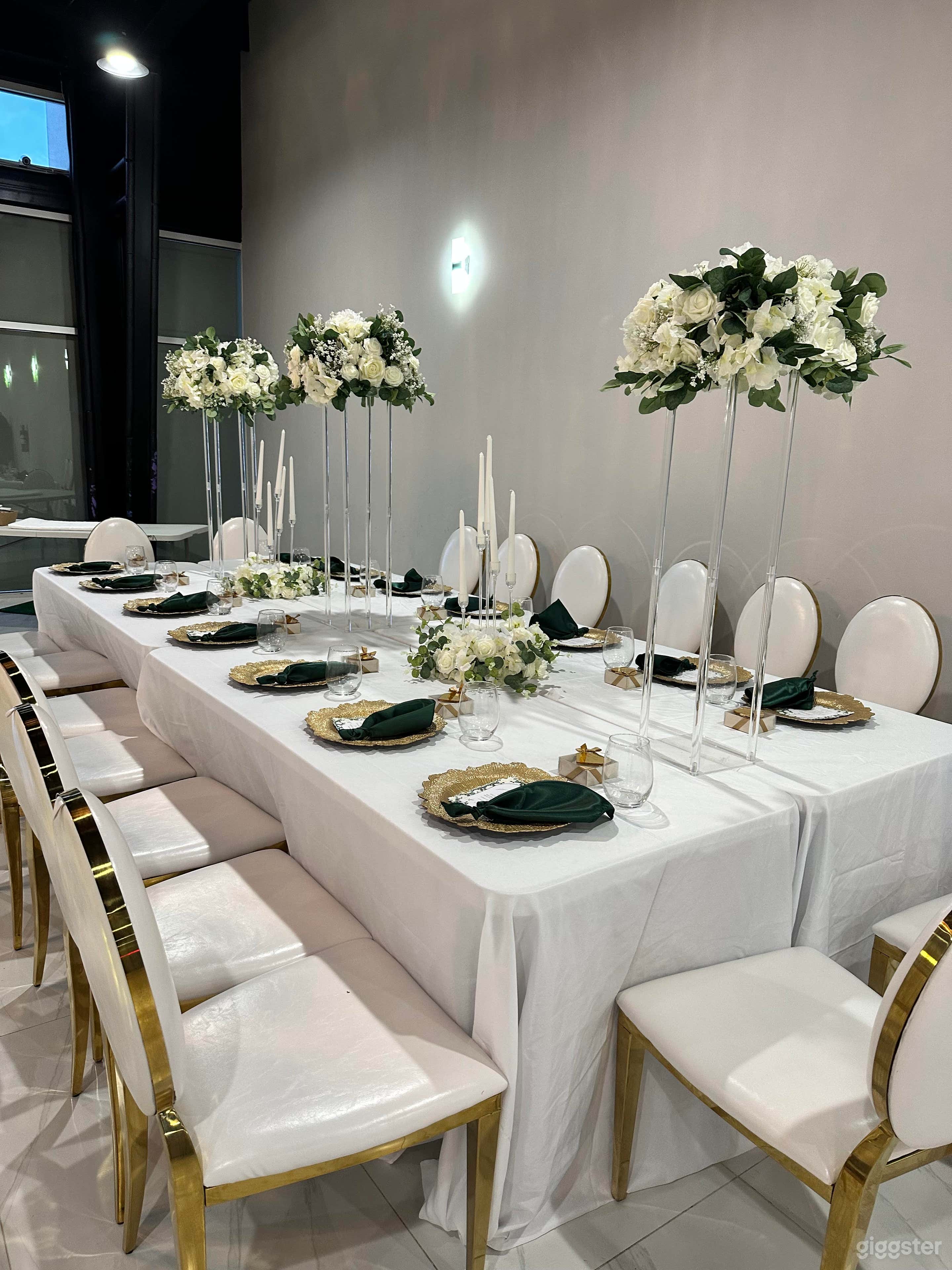 Main Hall-wedding set up