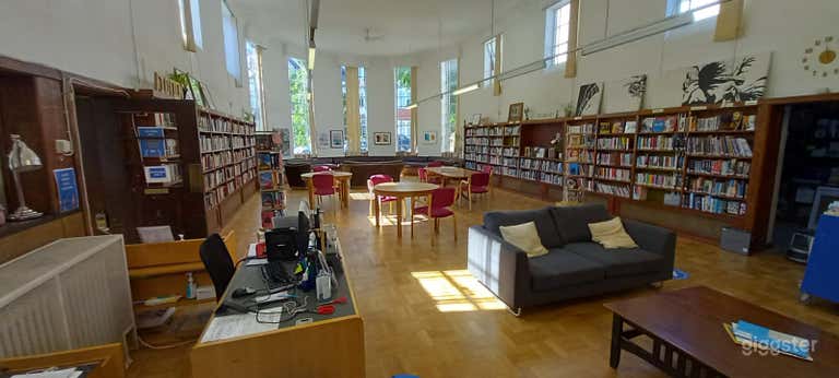  Belsize Community Library is an open space in a Grade II listed building full of natural light. It’s available for hire outside library opening hours.  