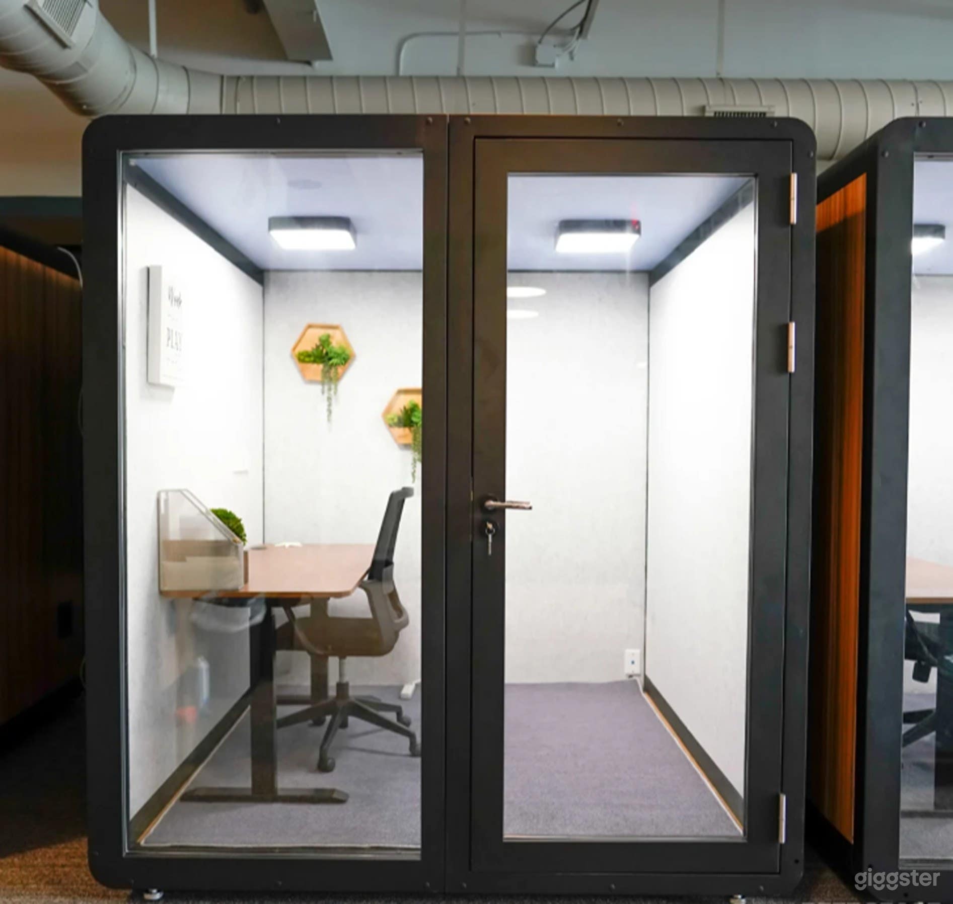 Sound-Proof Office inside a Coworking Space (Solo Worker) Photo 1