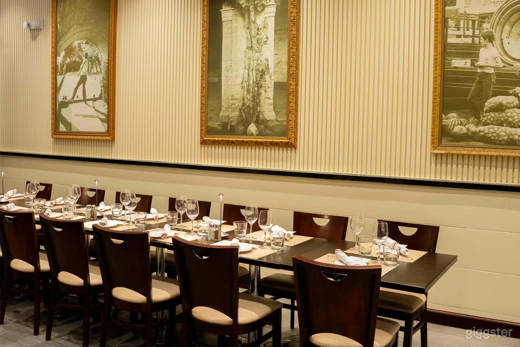 Private VIP Event Room at Italian Restaurant Photo 1
