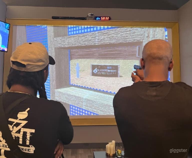  Virtual Shooting Range at an Upscale Location 
