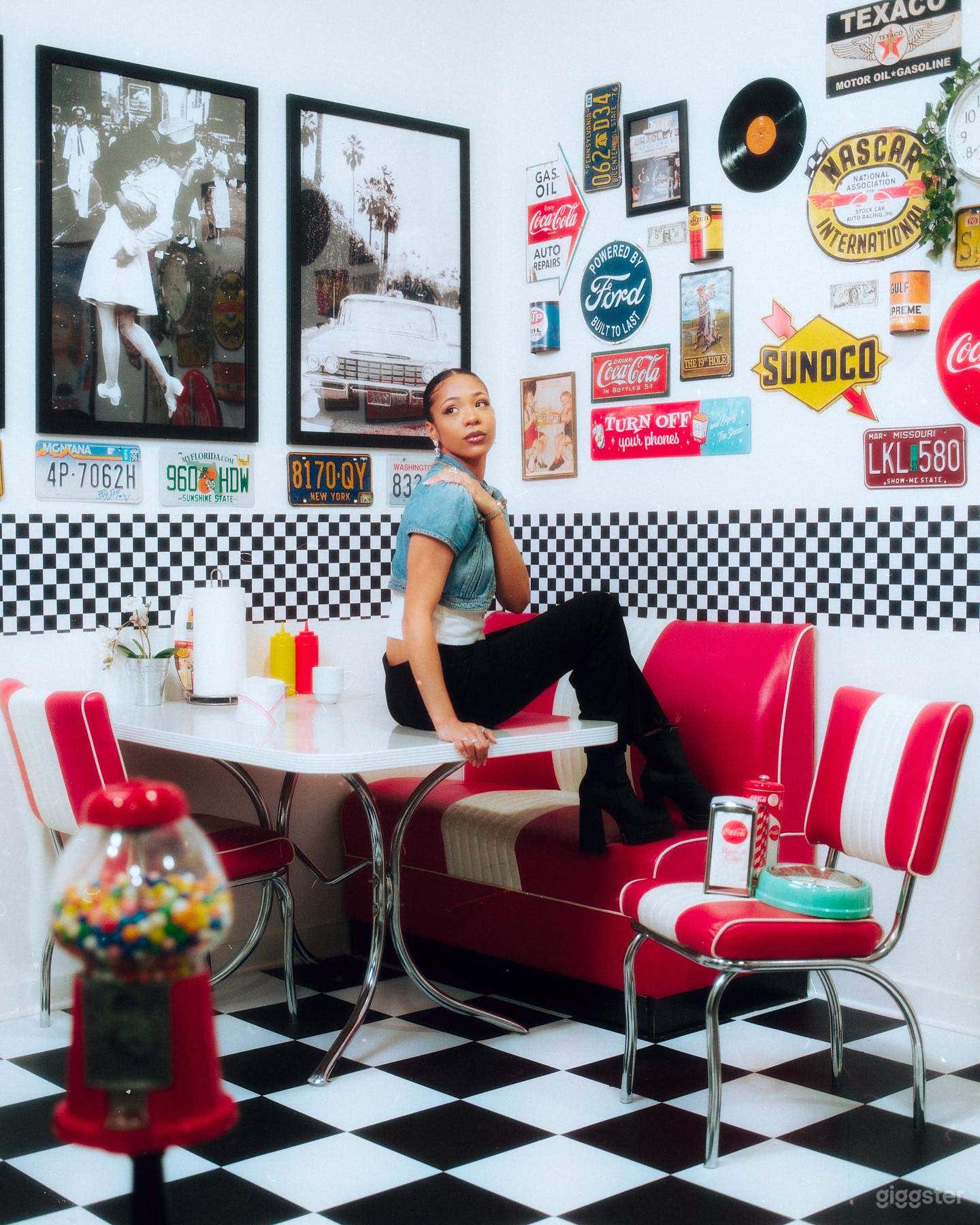 1950s Diner Scene Photo 3