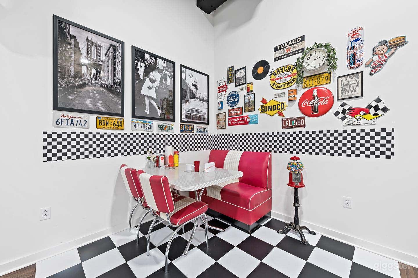 1950s Diner Scene Photo 1