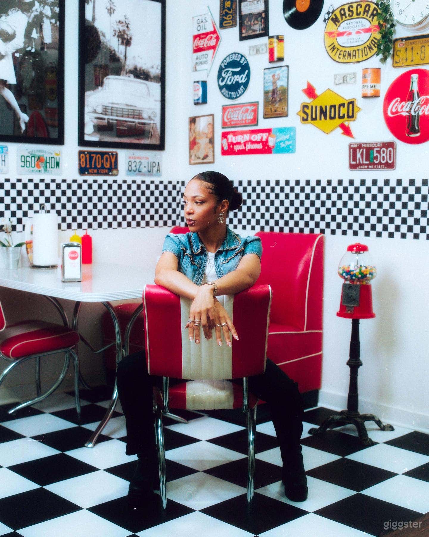 1950s Diner Scene Photo 4