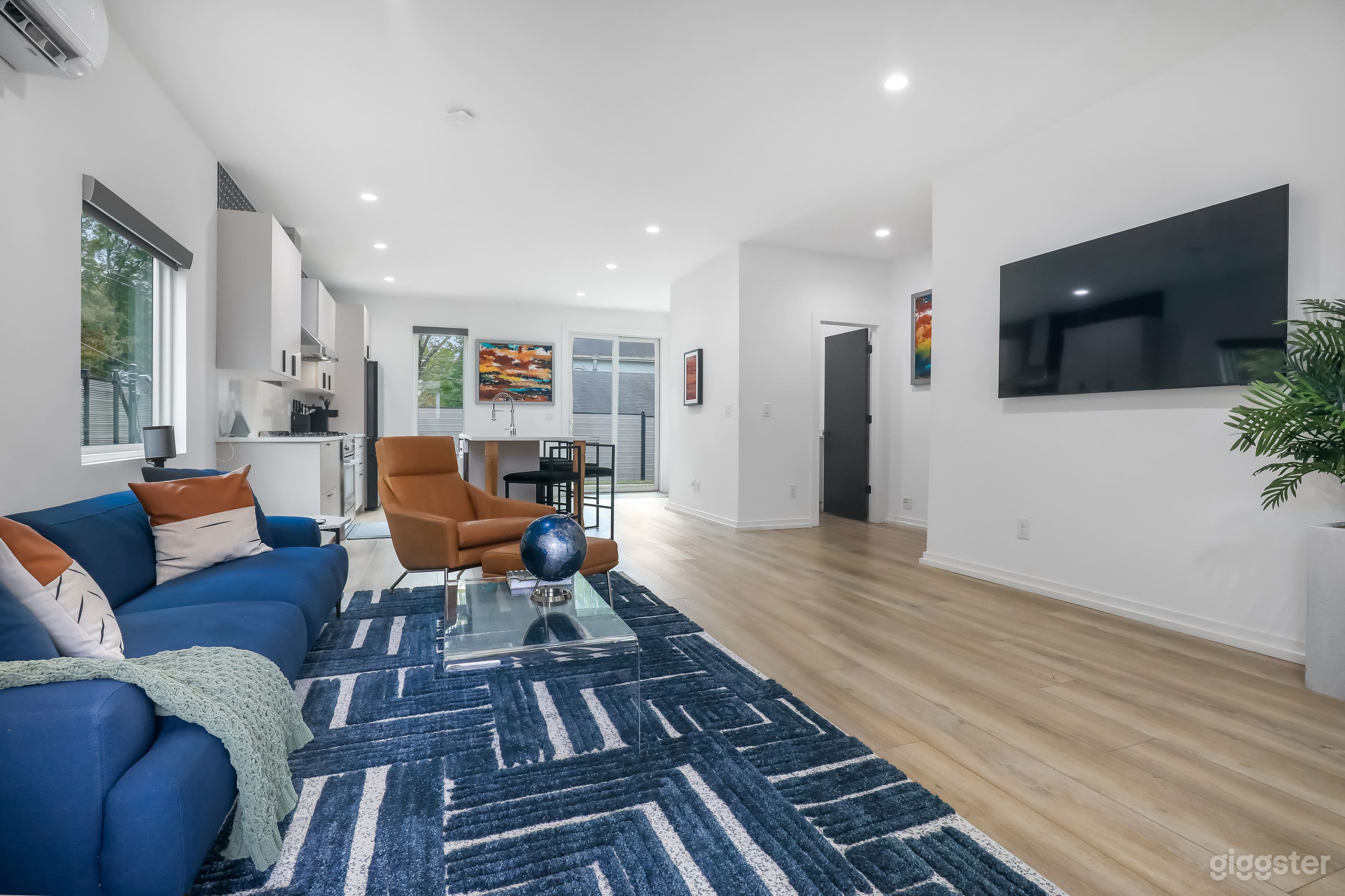 Modern Home with Rooftop Deck and Downtown Views Photo 3