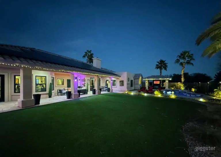  Modern Backyard Oasis with Scenic Pool 