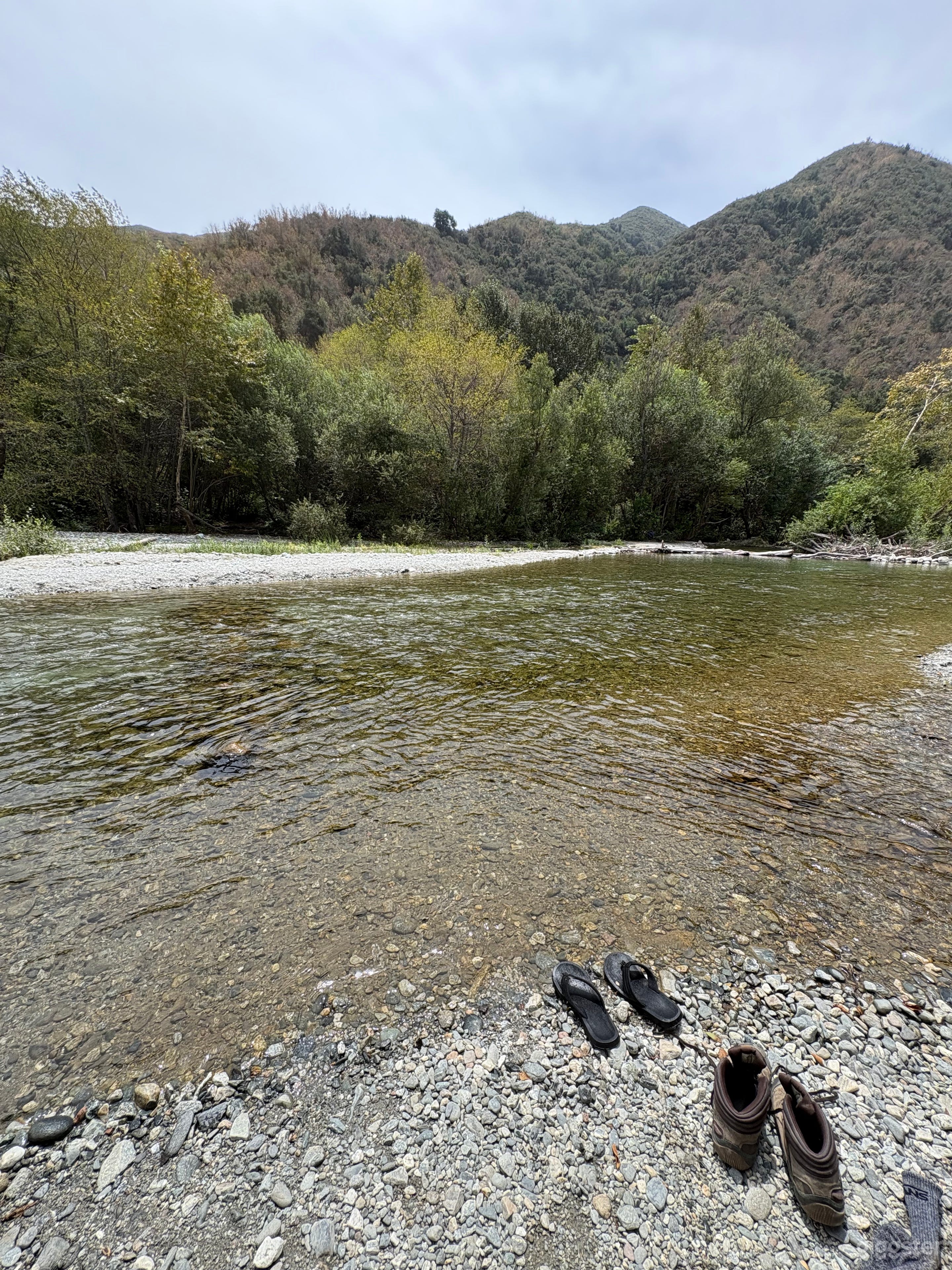 Clean stream mountain water