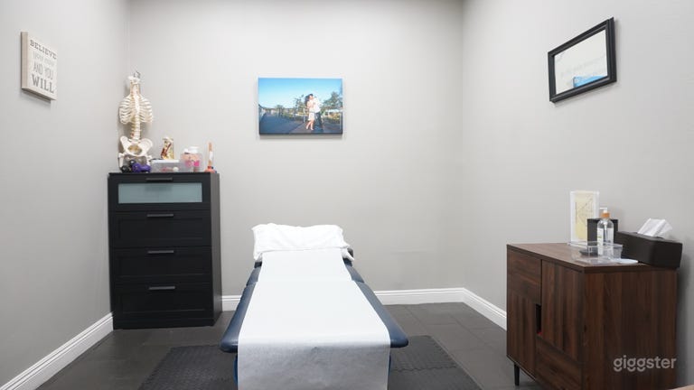  Treatment room 1 available for use. Has natural light. 