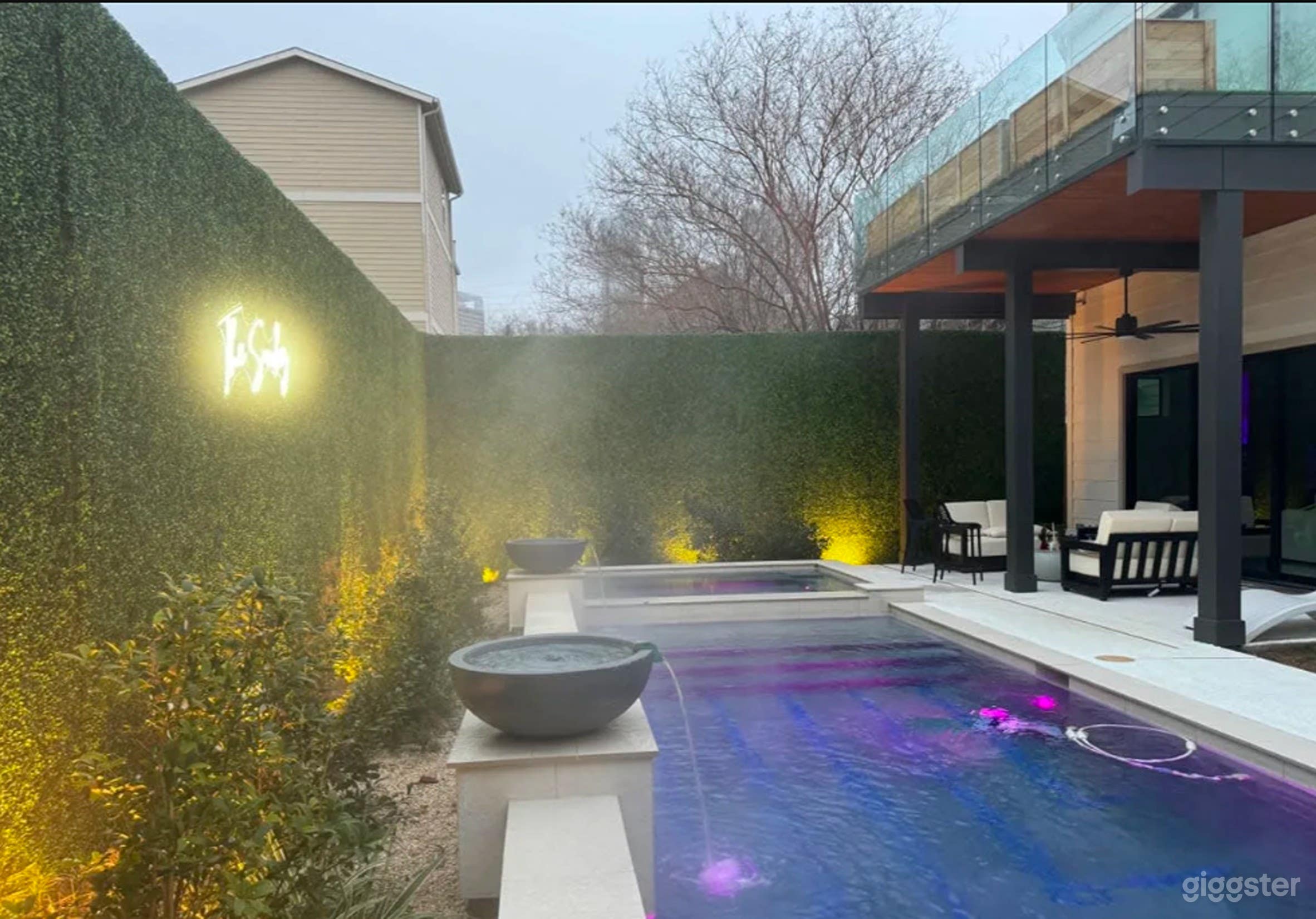 Spacious Pool in a Modern Mansion -Midtown Houston Photo 3