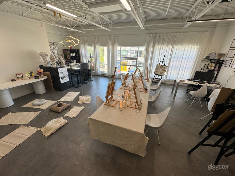  Modern Party/Event/Yoga/Art Creative Space 