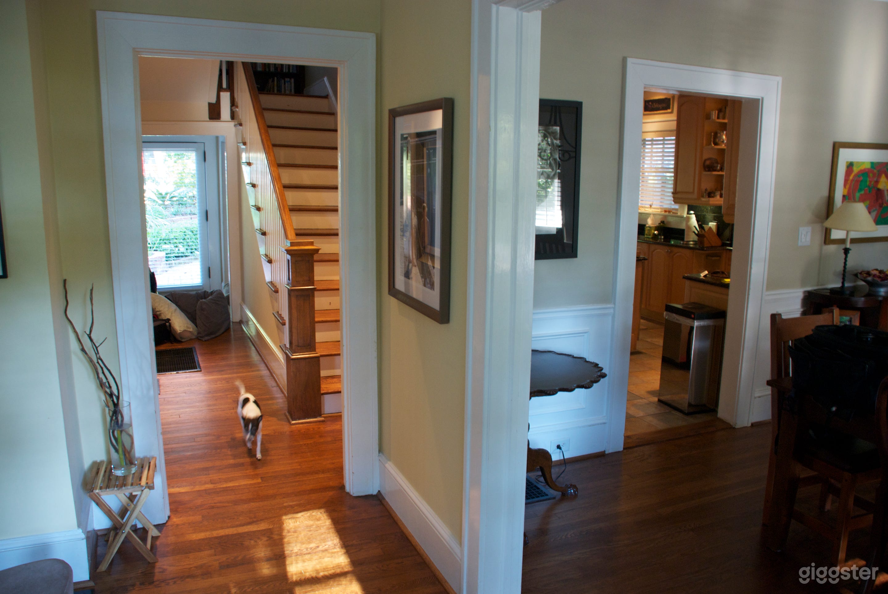 entryway and dining room