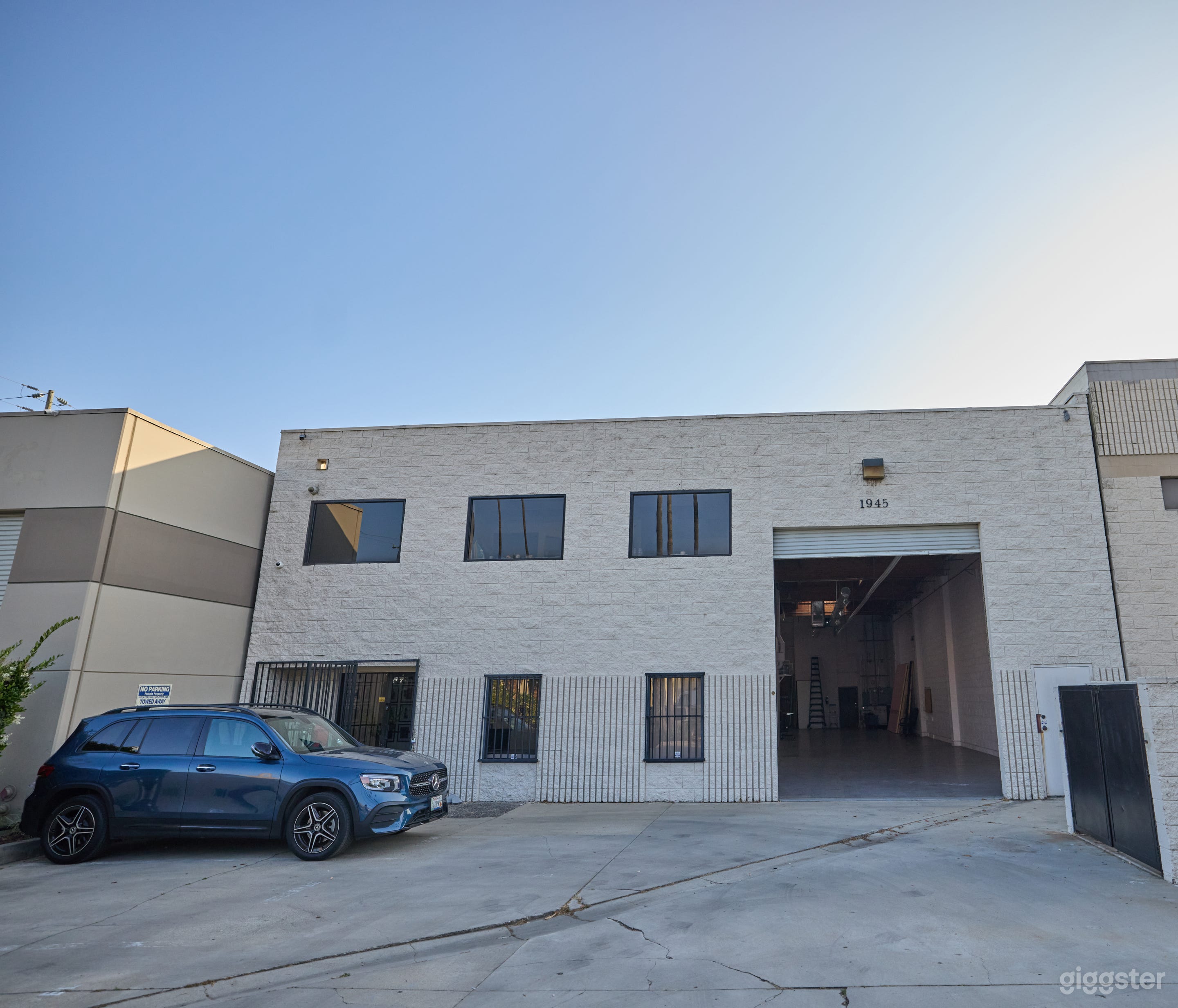 Parking and entrance